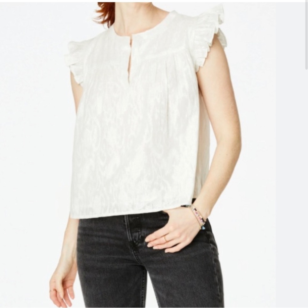 Roller Rabbit Lurex Coupe Etta Top Size M NWT